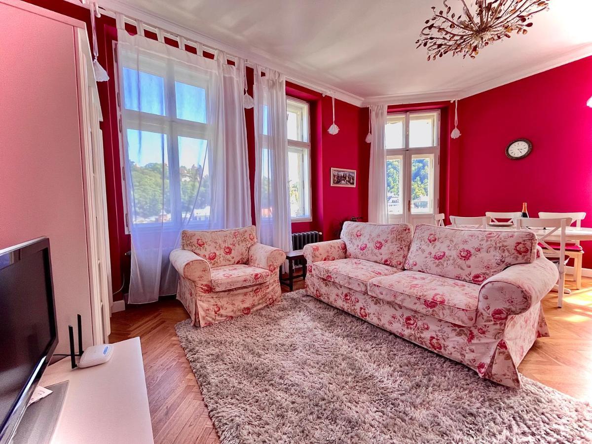 Bohemian City - Amazing View, Garage Karlsbad Exterior foto